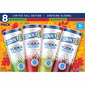 Picture of SunnyD Vodka Seltzer Variety 8pk