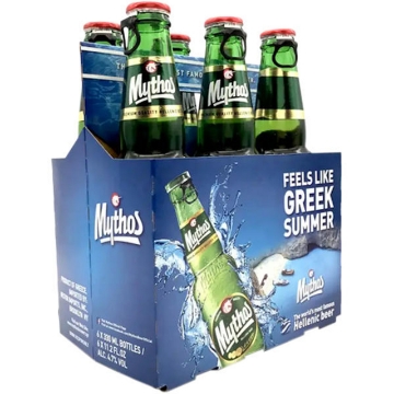 Mythos Premium Hellenic Lager 6pk Bottle