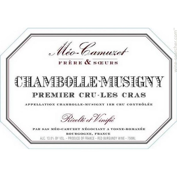 Picture of 2022 Maison Meo-Camuzet - Chambolle Musigny Cras