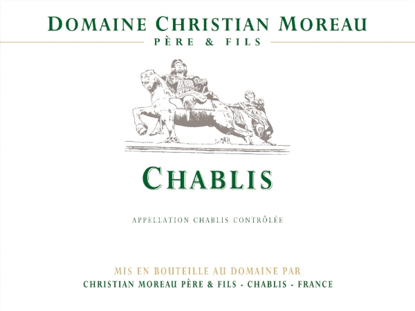 Christian Moreau Chablis label