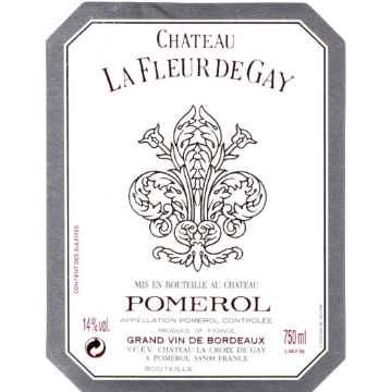 Chateau La Fleur de Gay Pomerol label