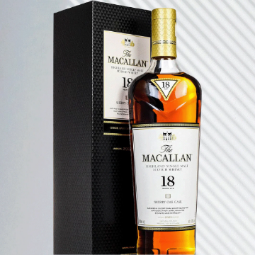 Picture of Macallan Sherry Cask 18 yr Single Malt Whiskey 750ml