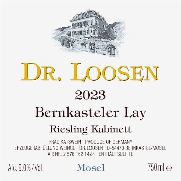 Picture of 2023 Dr. Loosen - Bernkasterler Lay  Kabinett (750m