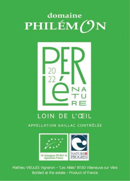 Domaine Philemon Gaillac Blanc Perle label