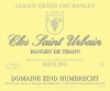 Zind Humbrecht Riesling Clos Saint Urbain Rangen de Thann label