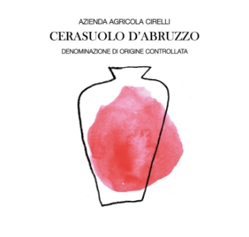 Francesco Cirelli Cerasuolo d'Abruzzo Amphora label