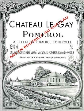 Picture of 1982 Chateau Le Gay Pomerol (750ml)