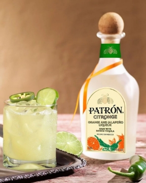 Picture of Patron Citronge  Orange and Jalapeno Liqueur 750ml