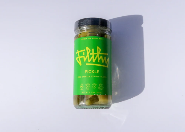 Picture of Filthy Food - Pickle Mini Gherkin Stuffed Olives