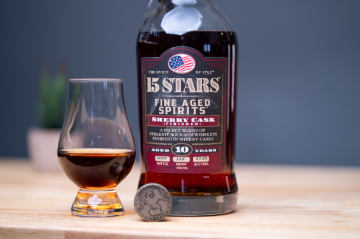 Picture of 15 Stars Sherry Cask Bourbon Whiskey 750ml
