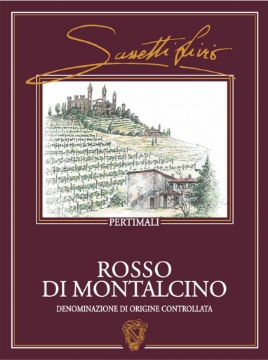 Livio Sassetti Pertimali Rosso di Montalcino label