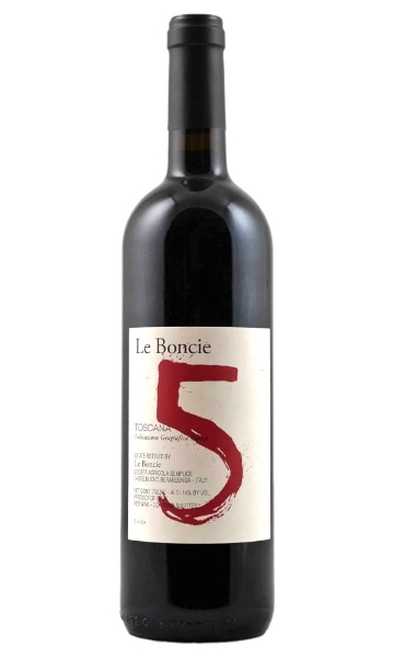 Le Boncie Toscana Rosso Cinque bottle