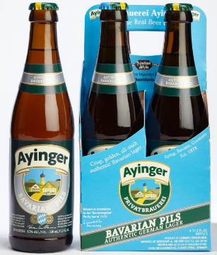 Picture of Ayinger Brewery Bavarian Pilsner 4pk