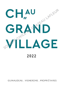 Picture of 2022 Chateau Lafleur Grand Village BLANC Fronsac (750ml)