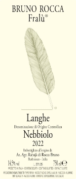 Picture of 2022 Rocca, Bruno - Langhe Nebbiolo DOC Fralu (750ml)