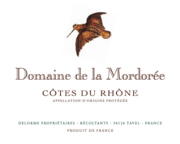 Domaine de la Mordoree Cotes du Rhone label