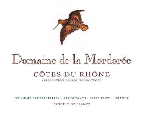 Domaine de la Mordoree Cotes du Rhone label