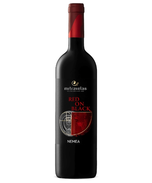 Mitravelas Red On Black Agiorgitiko bottle