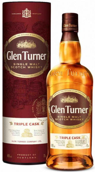 Picture of Glen Turner Triple Cask Single Malt Whiskey 700ml