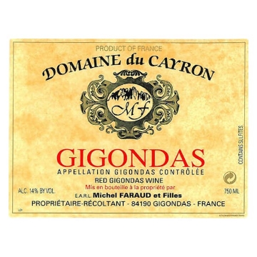 Picture of 2022 Domaine du Cayron - Gigondas (750ml)