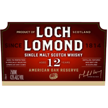 Picture of Loch Lomond 12 yr American Oak Reserve Single Malt  (750ml)