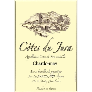 Jean-Luc Mouillard Cotes du Jura Chardonnay label