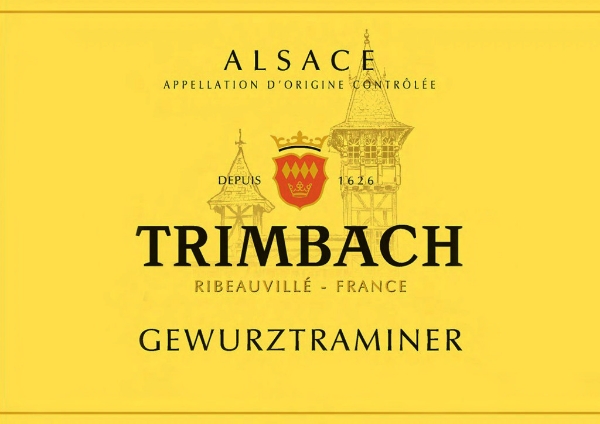 F.E. Trimbach Gewurztraminer label