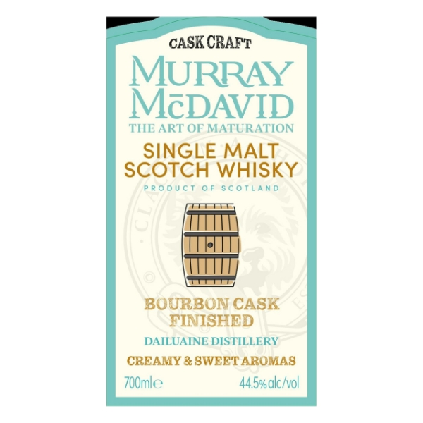 Picture of Murray McDavid Dailuaine Bourbon Finish Single Malt Whiskey 700ml