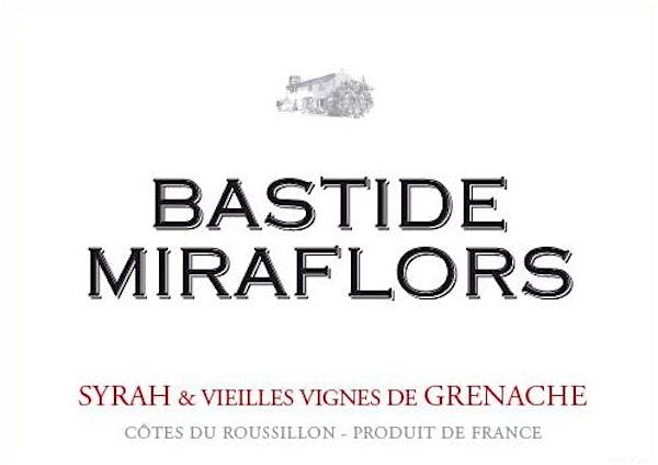 Picture of 2022 Domaine Lafage - Syrah Grenache VdP des Cotes Catalanes Bastide Miraflors VV (750ml)