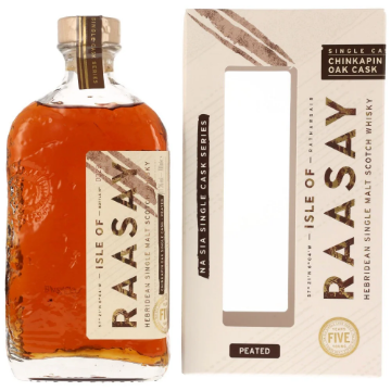 Picture of Isle Of Raasay 5yr Peated Chinkapin SINGLE Oak Cask Whiskey 700ml