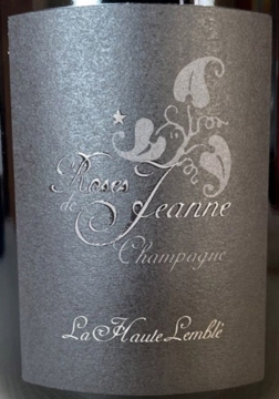 Picture of 2020 Roses de Jeanne - Champagne Blanc de Blancs La Haute-Lemblee (750ml) (PRE ARRIVAL)
