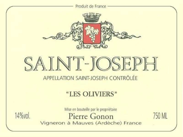 Picture of 2023 Gonon, Pierre & Jean - Saint-Joseph Les Oliviers Blanc (750ml)