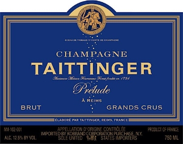Picture of NV Taittinger - Champagne Brut Prelude Grands Crus