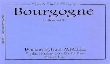 Sylvain Pataille Bourgogne Rouge label