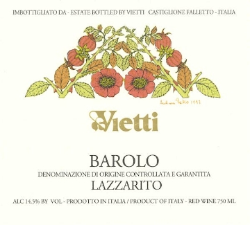 Picture of 2021 Vietti - Barolo DOCG Lazzarito (750ml)