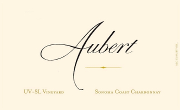 Aubert Chardonnay UV-SL label