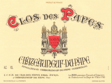 Picture of 2015 Clos des Papes - Chateauneuf du Pape (750ml)