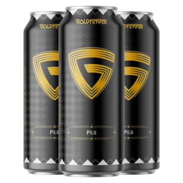 Picture of Goldfinger Brewing Pilsner 4pk