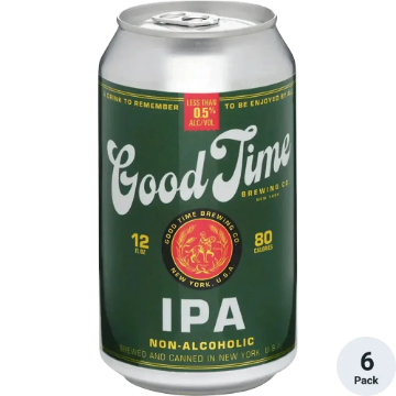 Picture of Good Time Brewing Non-Alcoholic IPA 6pk cans