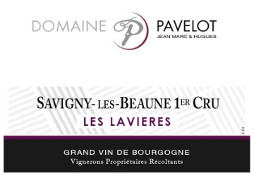Domaine Pavelot Savigny-les-Beaune Les Lavieres label