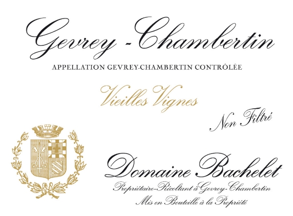 Domaine Bachelet Gevrey-Chambertin Vieilles Vignes label