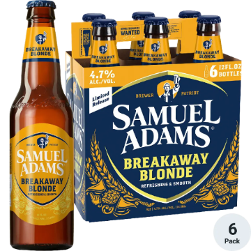 Picture of Samuel Adams Breakaway Blonde Ale 6pk bottle