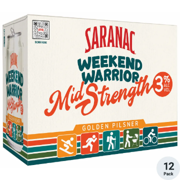 Picture of Saranac Brewery Weekend Warrior Mid Strength Pils 12oz 12pk
